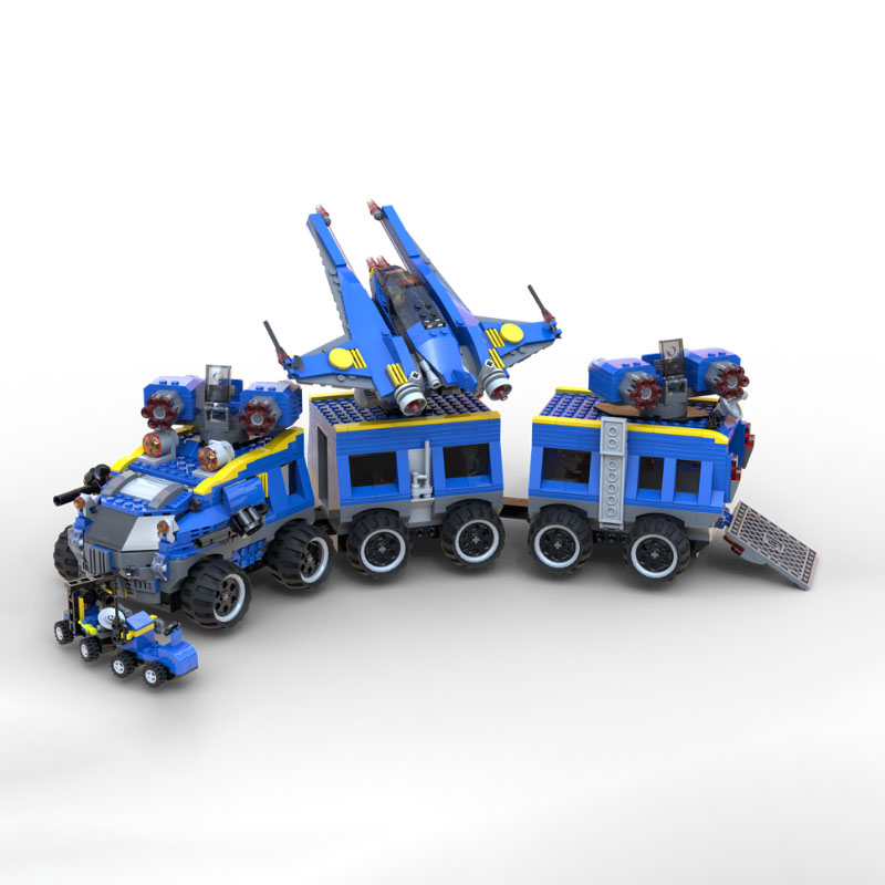 Education Kids Definition - 1379 ชิ้น MOC Earth Defense HQ