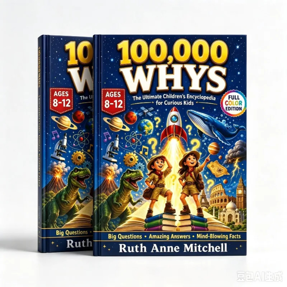 Kids Education News - 100,000 คำถาม: สารานุกรมสำหรับเด็กที่ดีที่สุด หนังสือวิทยาศาสตร์เพื่อการศึกษาแบบเต็มสีสำหรับเด็กที่มีความอยากรู้อยากเห็น อายุ 8-12