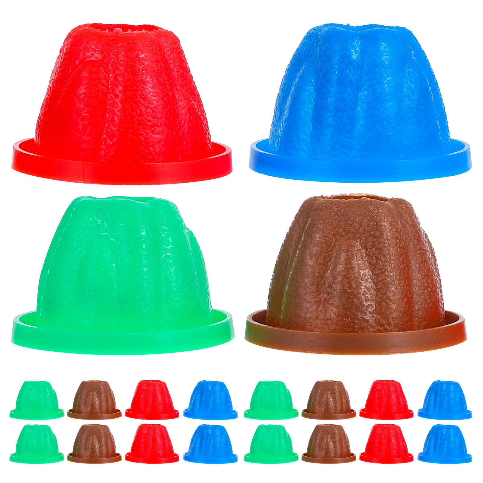 Science Kit Volcano - ชุดทดลองวิทยาศาสตร์ภูเขาไฟระเบิด DIY ทำจากพลาสติก สีสันสมจริง วัสดุสำหรับโครงการวิทยาศาสตร์เพื่อการศึกษาสำหรับเด็ก