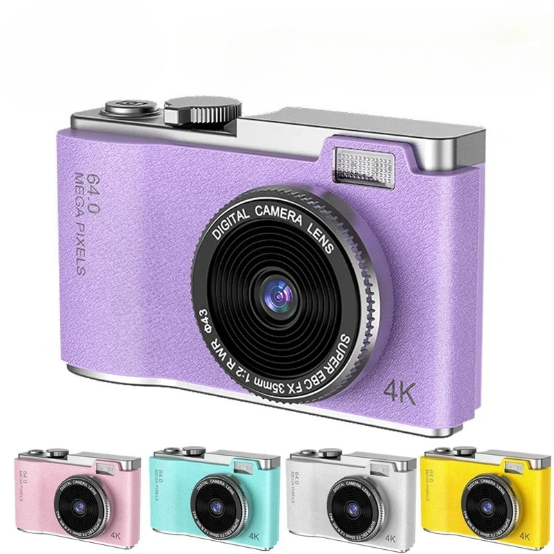 Kids Education News - กล้อง 4K HD กล้องเด็ก 48MP ออโต้โฟกัส