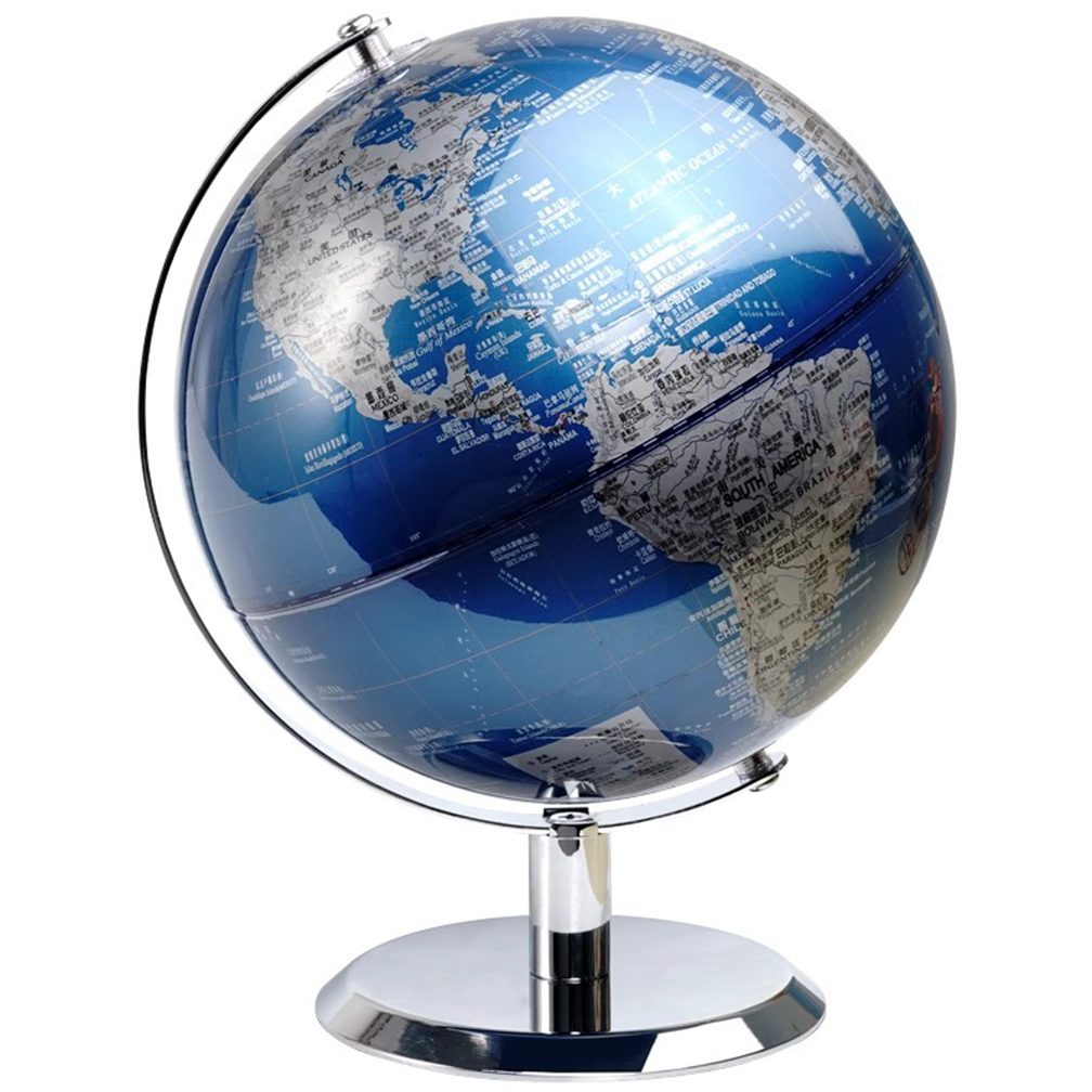 Kids Education World - อุปกรณ์ตกแต่งเดสก์ท็อปภูมิศาสตร์โลกอุปกรณ์เสริมการตกแต่งบ้านที่สร้างสรรค์สำหรับเด็กภูมิศาสตร์โลกย้อนยุคการเรียนรู้แผนที่โลกสมัยใหม่
