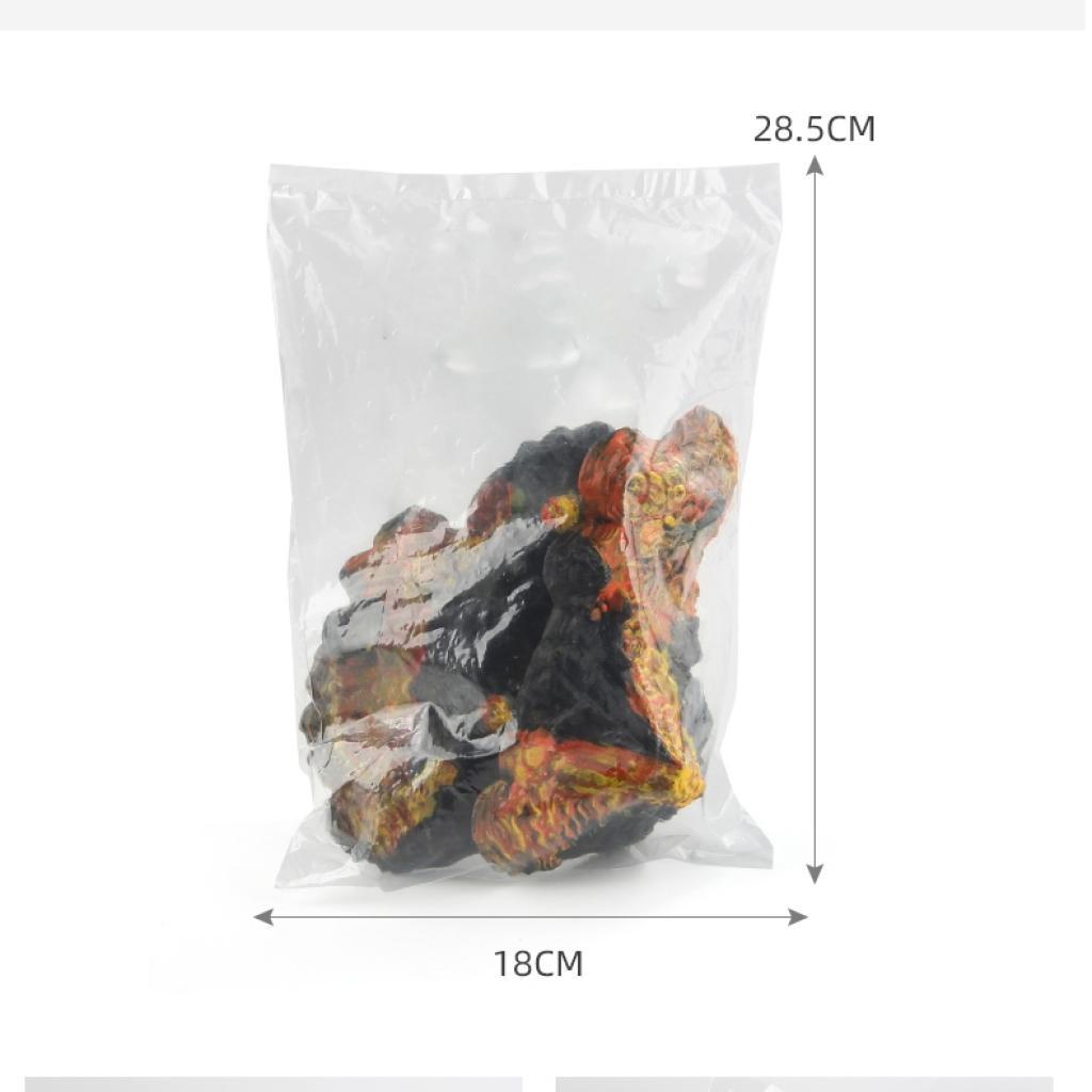 Science Kit Volcano - ชุดของเล่นไดโนเสาร์ภูเขาไฟขนาดเล็กที่สมจริง ชุดภูเขาไฟที่กำลังพ่นเถื่อน โมเดลตกแต่งภูมิทัศน์จำลอง ชุดอุปกรณ์วิทยาศาสตร์สำหรับเด็ก