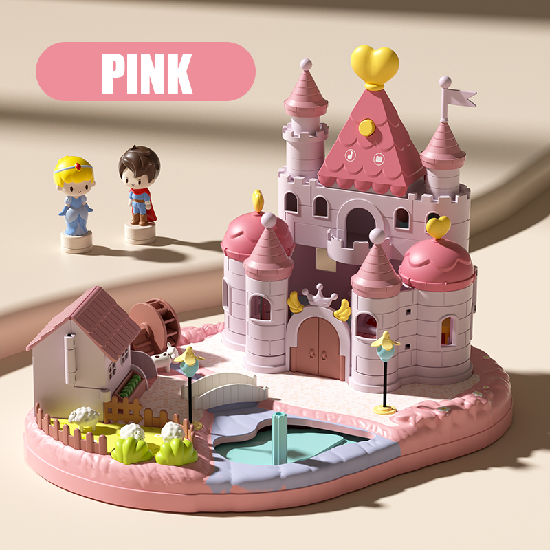 Kids Education Room - ชุดบ้านของเล่น ปราสาทเจ้าหญิงในฝัน แบบแม่เหล็ก ของขวัญเด็ก ของเล่นเสริมพัฒนาการเด็กผู้หญิง ของเล่นเสริมสร้างปฏิสัมพันธ์ระหว่างพ่อแม่ลูก