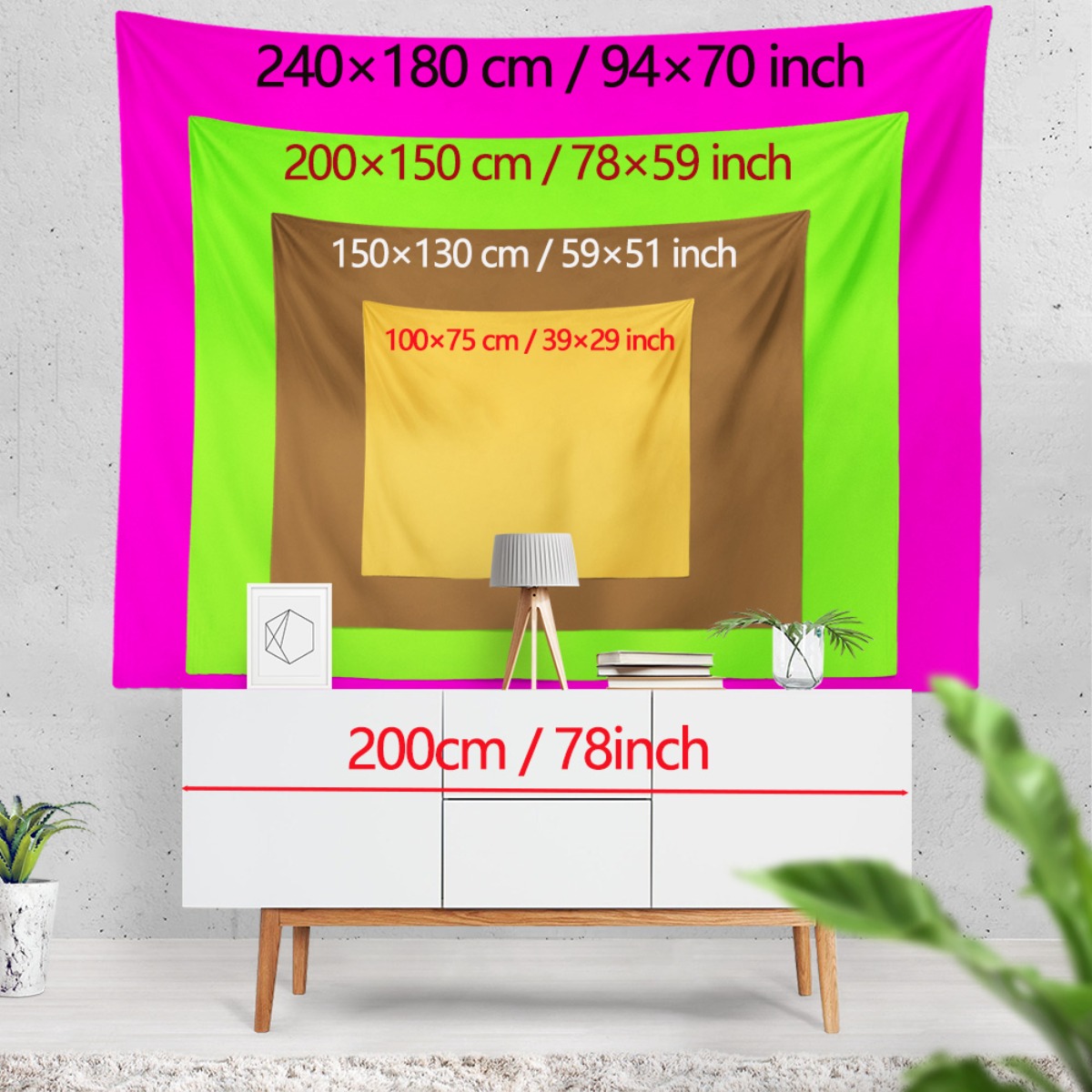 ผ้าแขวนผนังลายระบบสุริยะแบบไม่ - Kids Education Room บทวิจารณ์และราคา