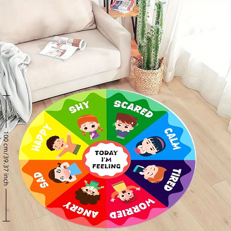 พรมวงกลมสำหรับเด็ก ลายวงล้ออาร - Kids Education Room บทวิจารณ์และราคา