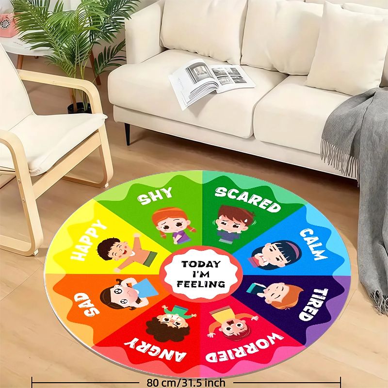 พรมวงกลมสำหรับเด็ก ลายวงล้ออาร - Kids Education Room บทวิจารณ์และราคา