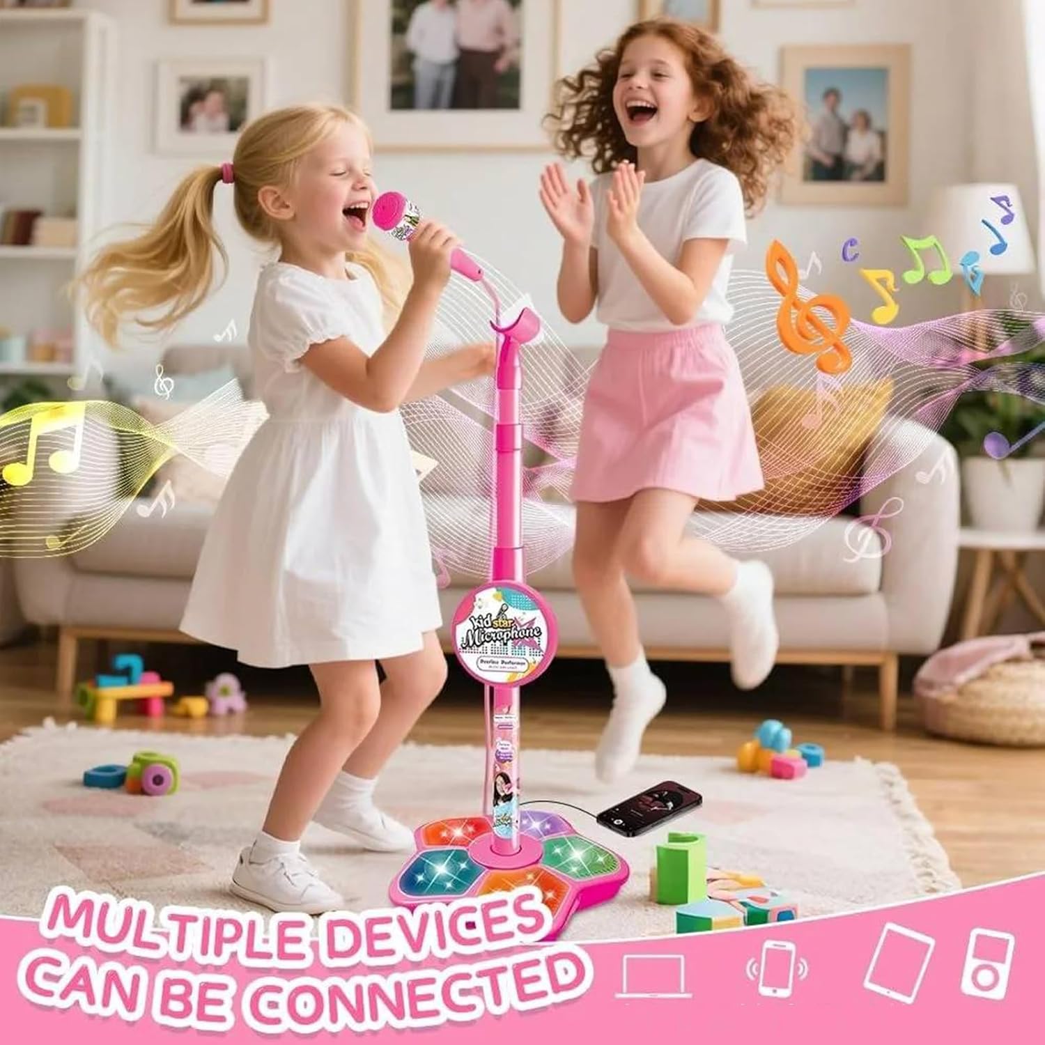 ขาตั้งไมโครโฟนสำหรับเด็กของเล่ - Kids Education Phone บทวิจารณ์และราคา