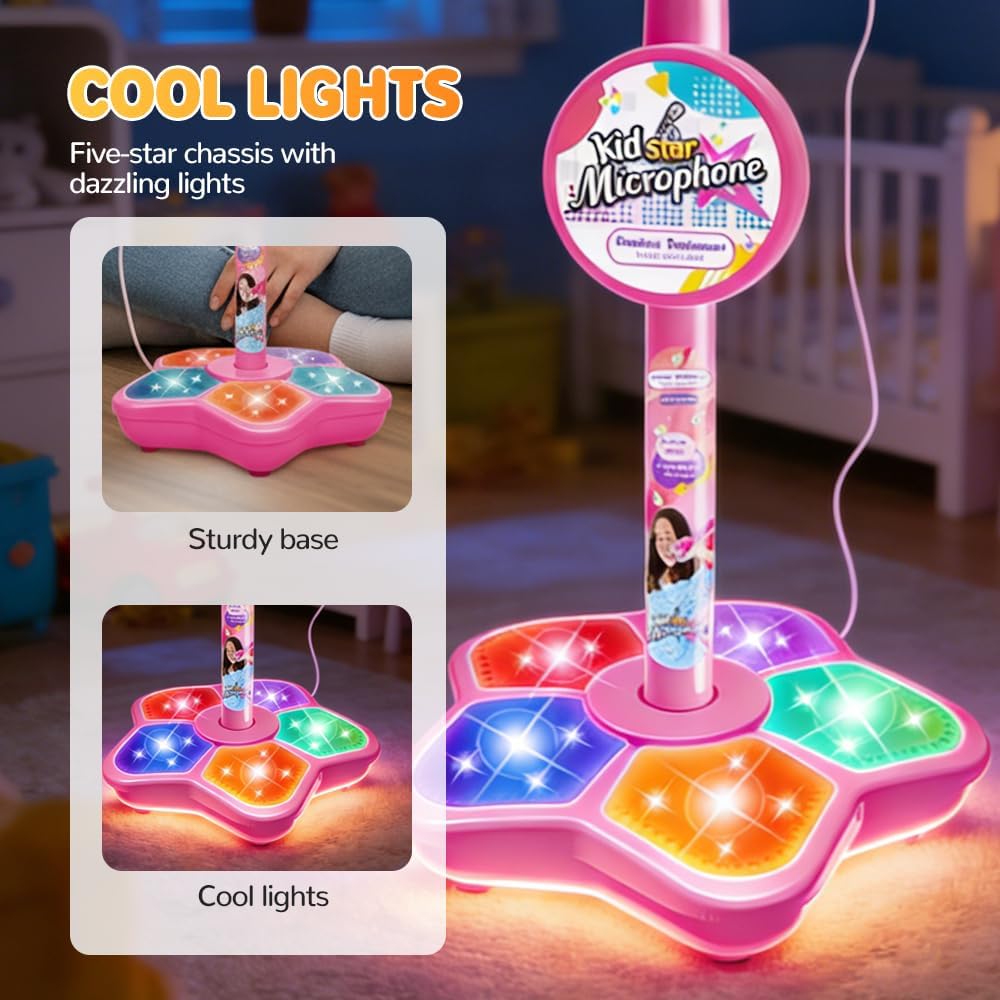 ขาตั้งไมโครโฟนสำหรับเด็กของเล่ - Kids Education Phone บทวิจารณ์และราคา