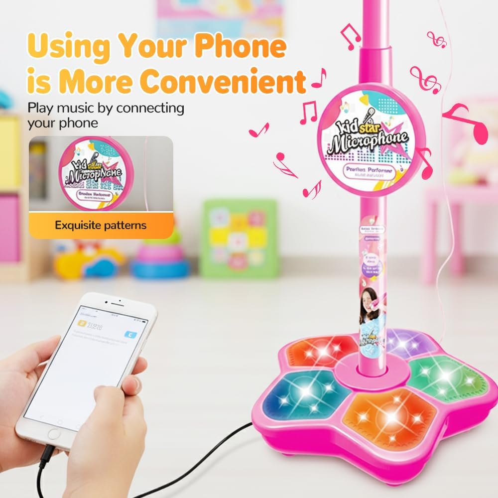 ขาตั้งไมโครโฟนสำหรับเด็กของเล่ - Kids Education Phone บทวิจารณ์และราคา