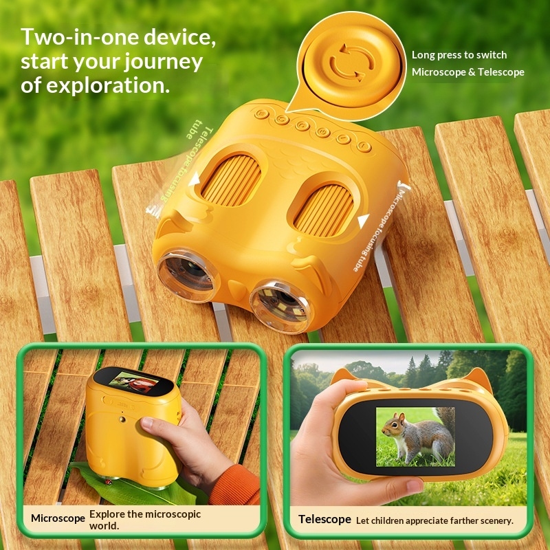 กล้องส่องทางไกลสำหรับเด็ก 2-in - Education Kids Definition บทวิจารณ์และราคา