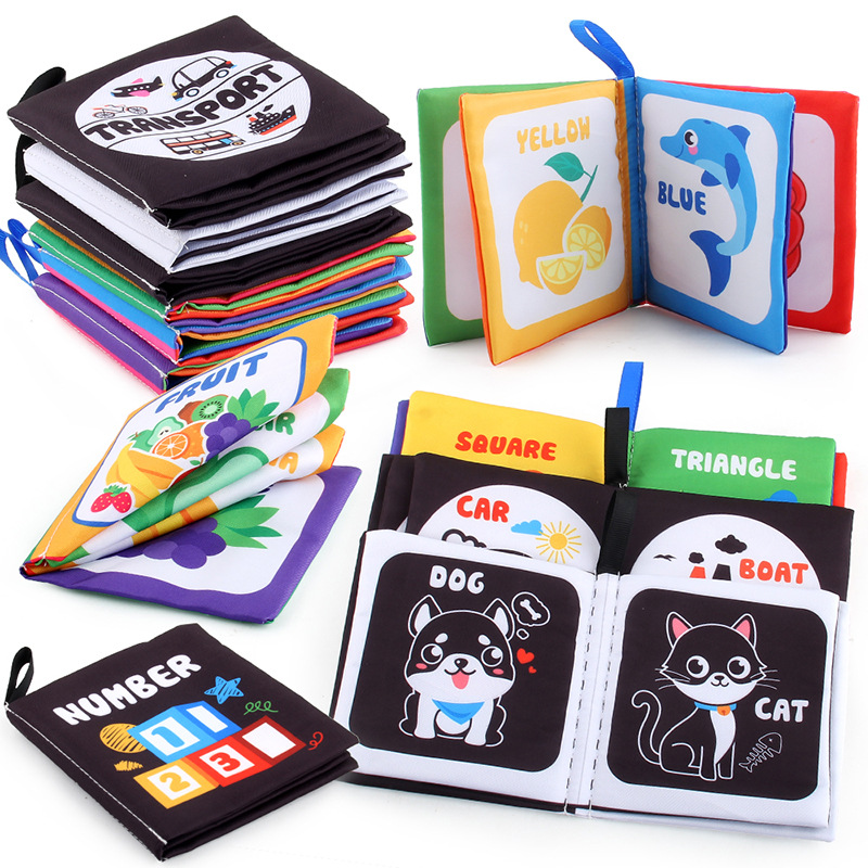 หนังสือผ้าสำหรับทารกแรกเกิด0-1 - Kids Education Book บทวิจารณ์และราคา