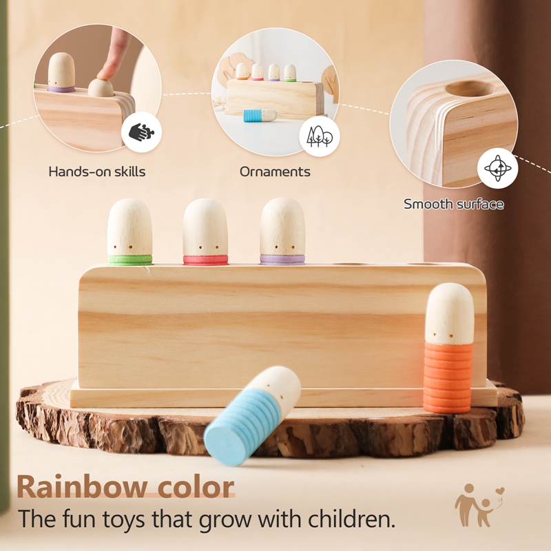 ของเล่น Montessori ของเล่นไม้เ - Kids Educational Songs บทวิจารณ์และราคา