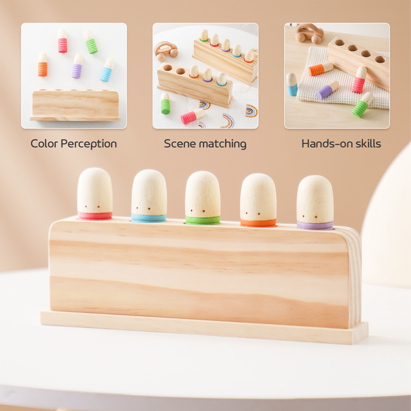 ของเล่น Montessori ของเล่นไม้เ - Kids Educational Songs บทวิจารณ์และราคา