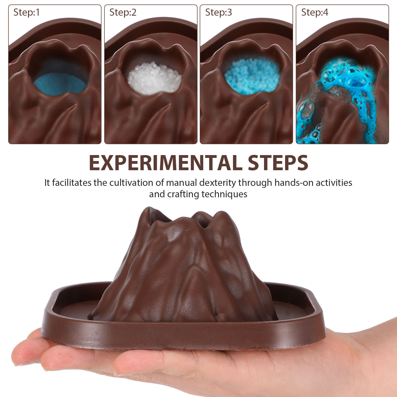 ชุดแม่พิมพ์ภูเขาไฟ 10 ชิ้น สำห - Science Kit Volcano บทวิจารณ์และราคา