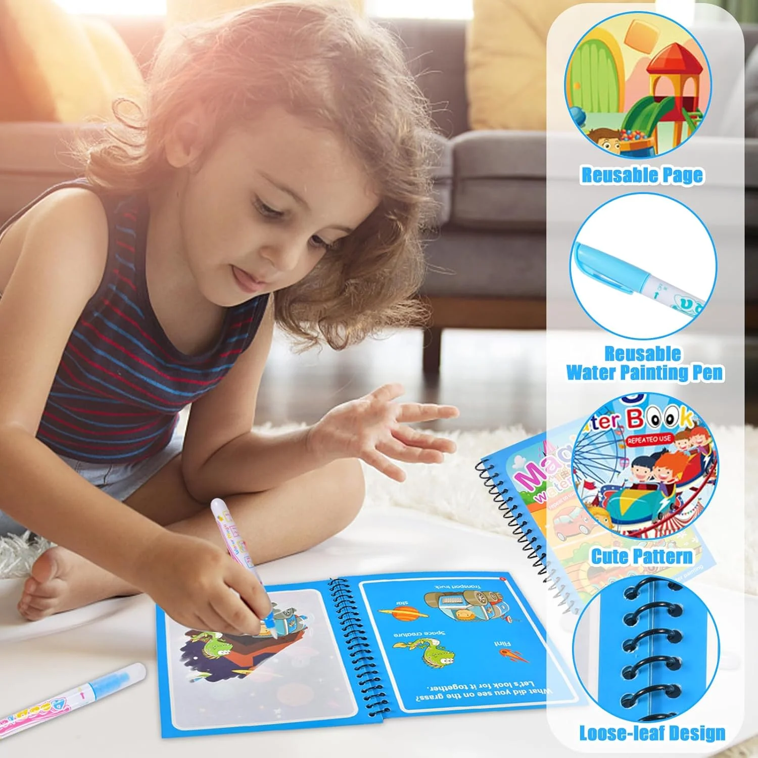 สมุดระบายสีน้ำสำหรับเด็ก ของเล - Kids Education Laptop บทวิจารณ์และราคา