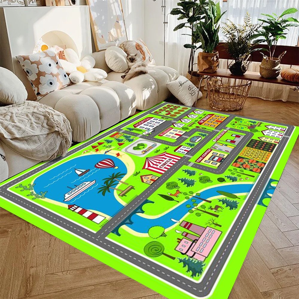 แผ่นรองเล่นถนนในเมืองแบบอินเทอ - Kids Education Room บทวิจารณ์และราคา
