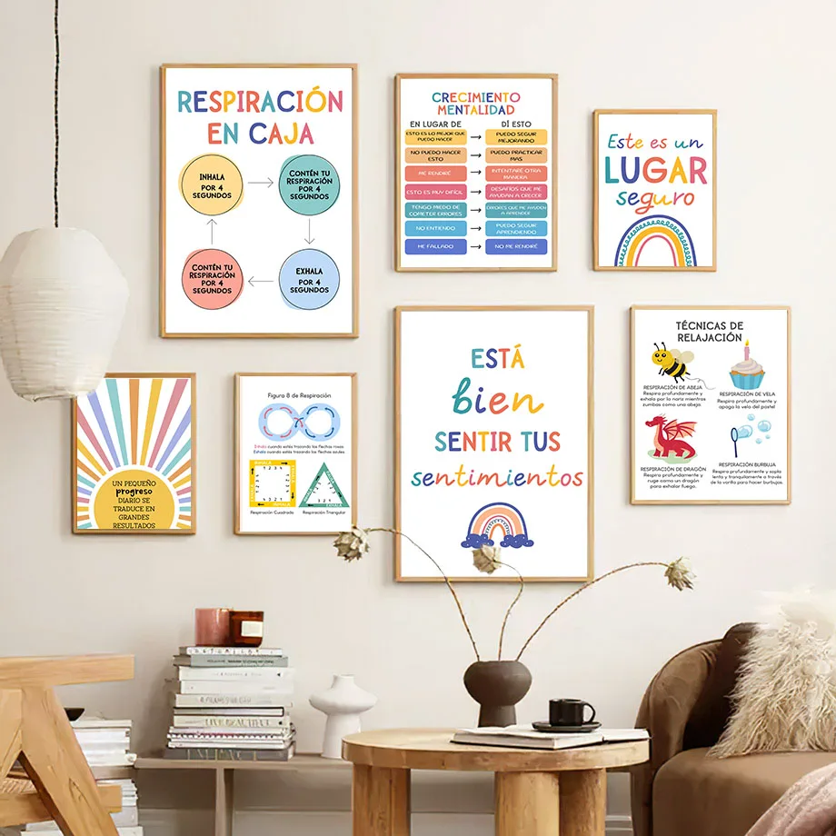 สโลแกนการศึกษาภาษาสเปนสายรุ้งซ - Kids Education Room บทวิจารณ์และราคา