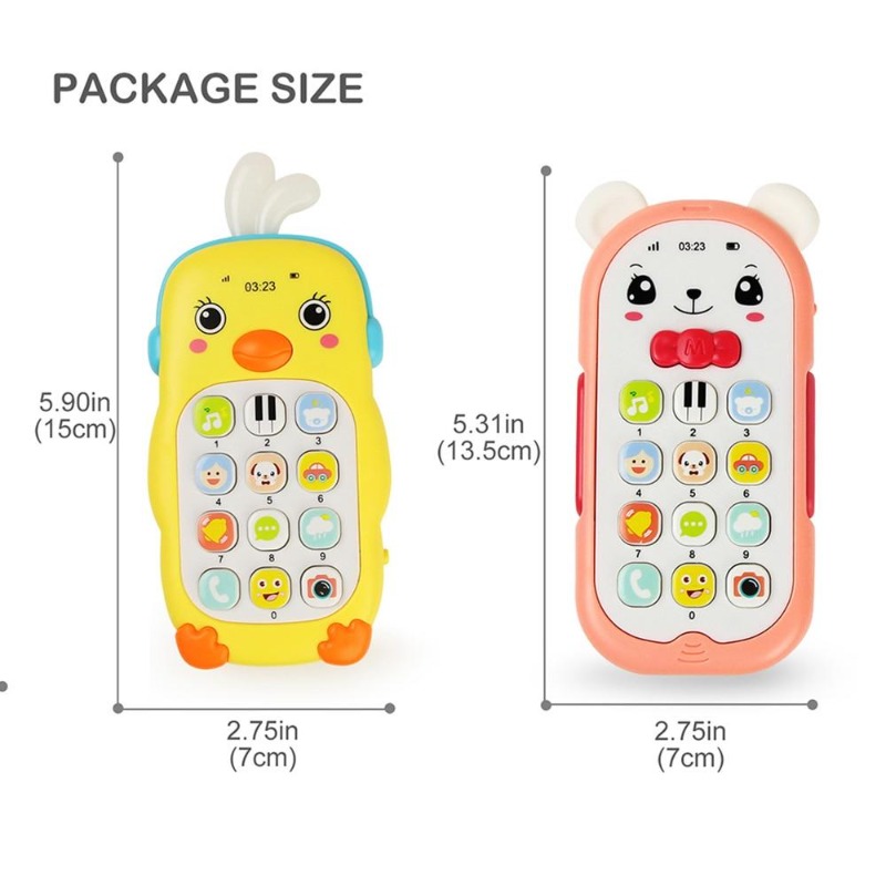โทรศัพท์ของเล่นเด็ก เครื่องดนต - Kids Education Phone บทวิจารณ์และราคา
