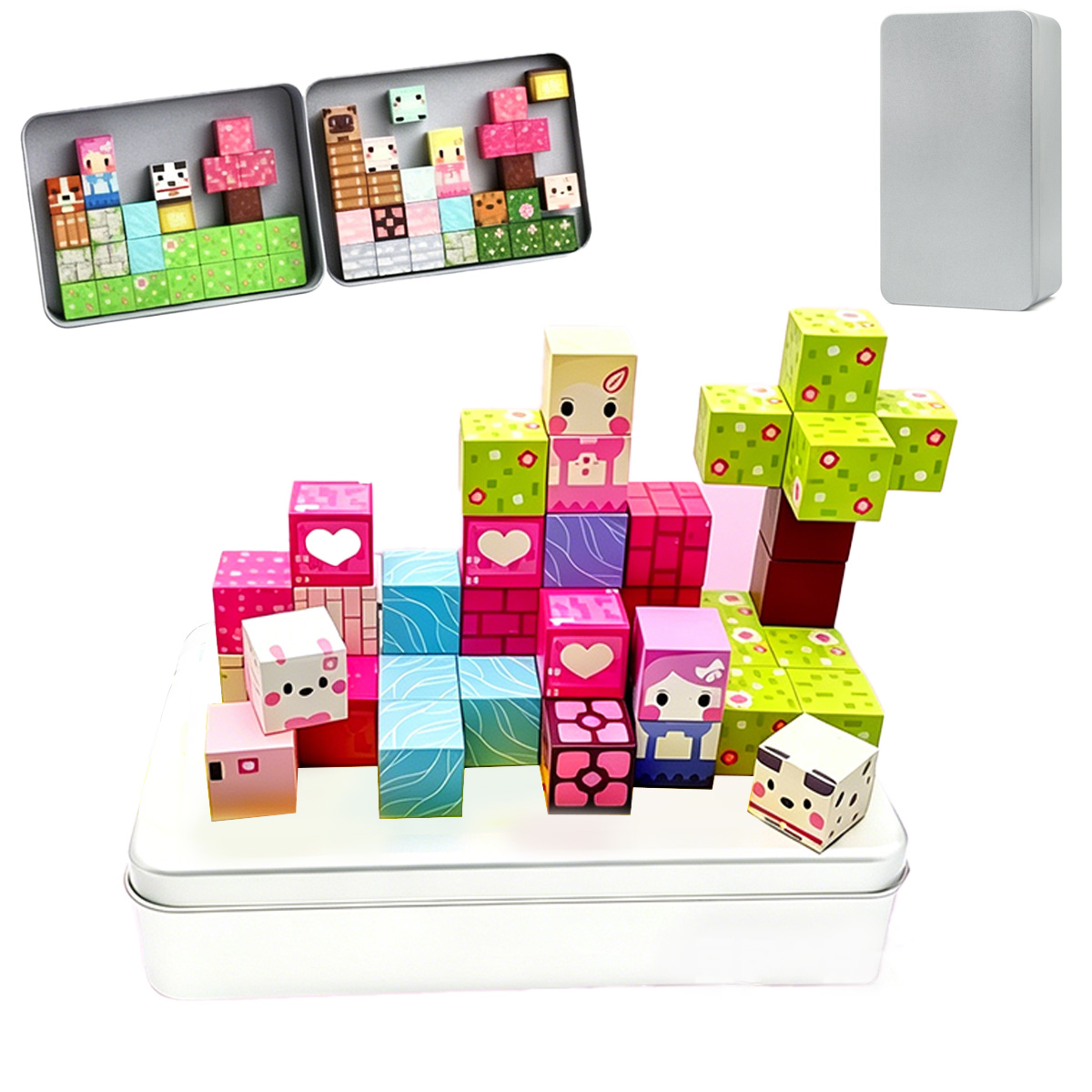 บล็อกแม่เหล็กของเล่นมายน์เวิลด - Kids Education World บทวิจารณ์และราคา