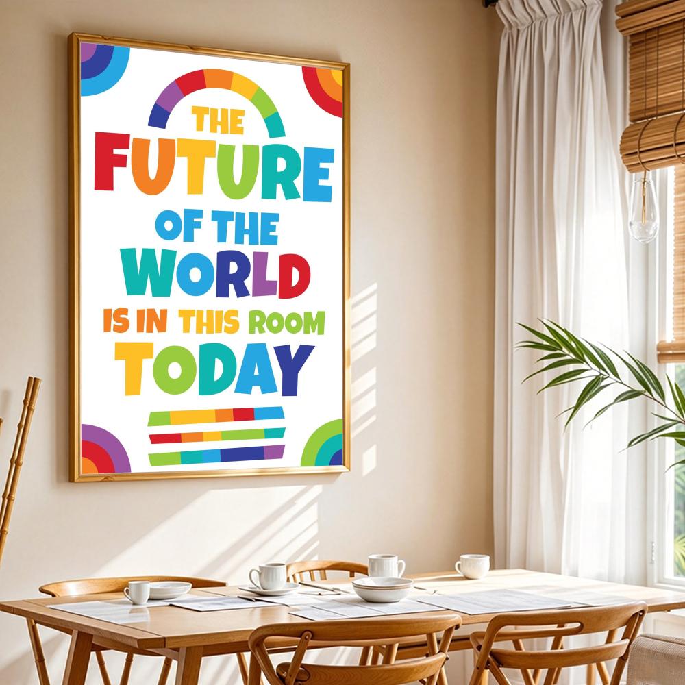 โปสเตอร์ติดผนังห้องเรียนเด็ก ล - Kids Education Room บทวิจารณ์และราคา