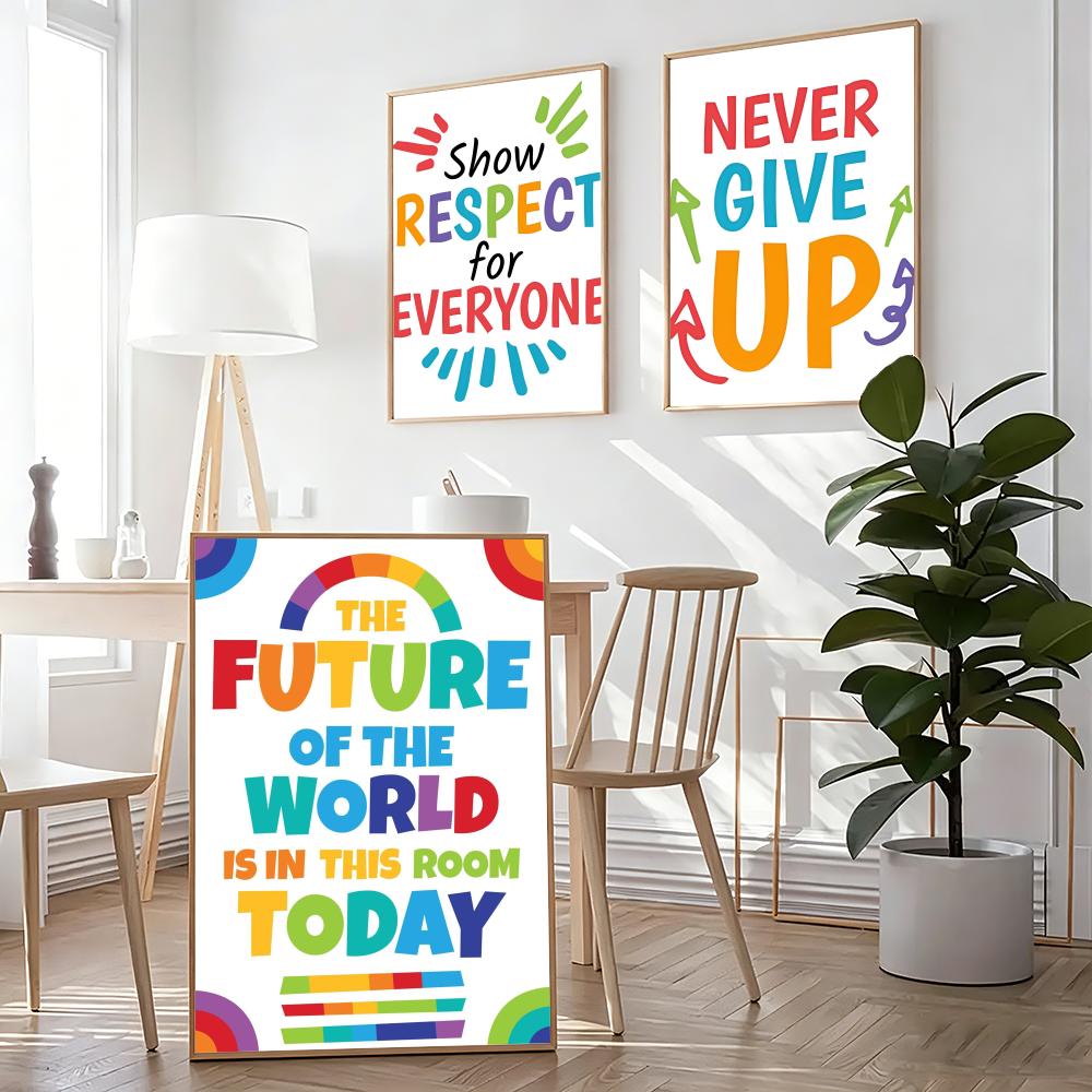 โปสเตอร์ติดผนังห้องเรียนเด็ก ล - Kids Education Room บทวิจารณ์และราคา