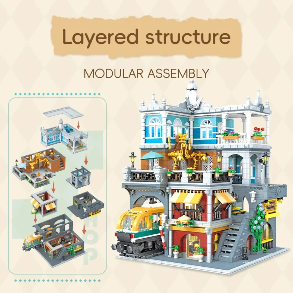 ชุดตัวต่อบurgershop พร้อมไฟ ฉา - Lego Set City บทวิจารณ์และราคา