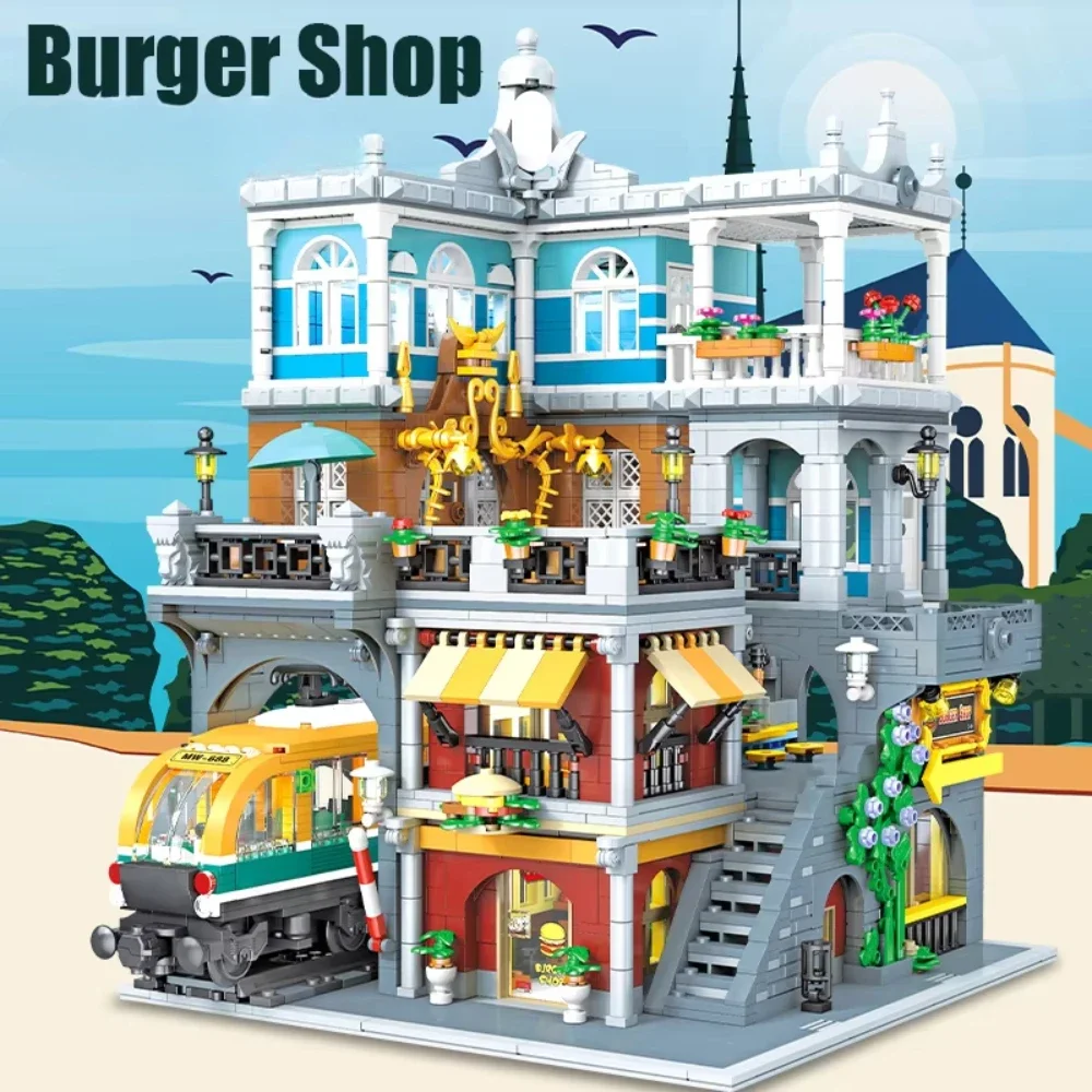 ชุดตัวต่อบurgershop พร้อมไฟ ฉา - Lego Set City บทวิจารณ์และราคา