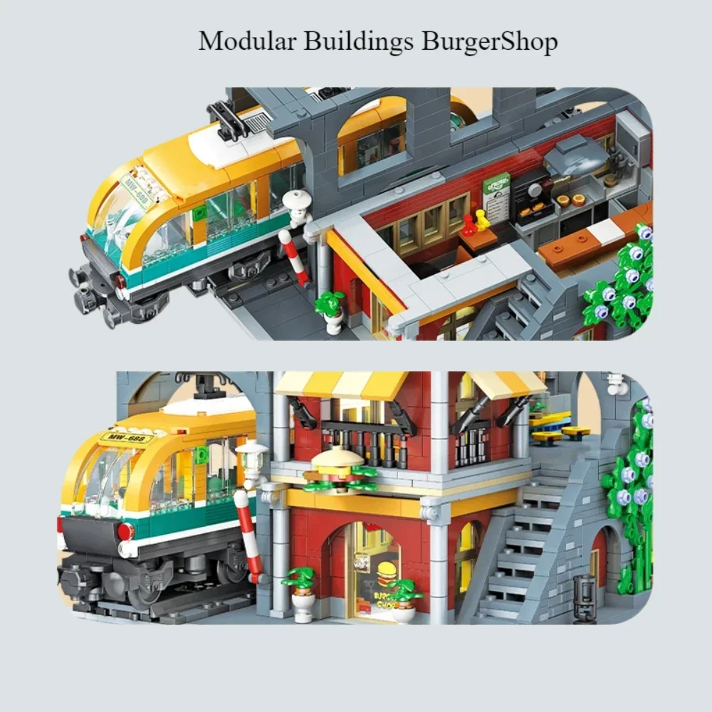 ชุดตัวต่อบurgershop พร้อมไฟ ฉา - Lego Set City บทวิจารณ์และราคา