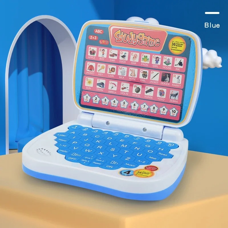 ของเล่นจำลองคอมพิวเตอร์ขนาดเล็ - Kids Education Laptop บทวิจารณ์และราคา