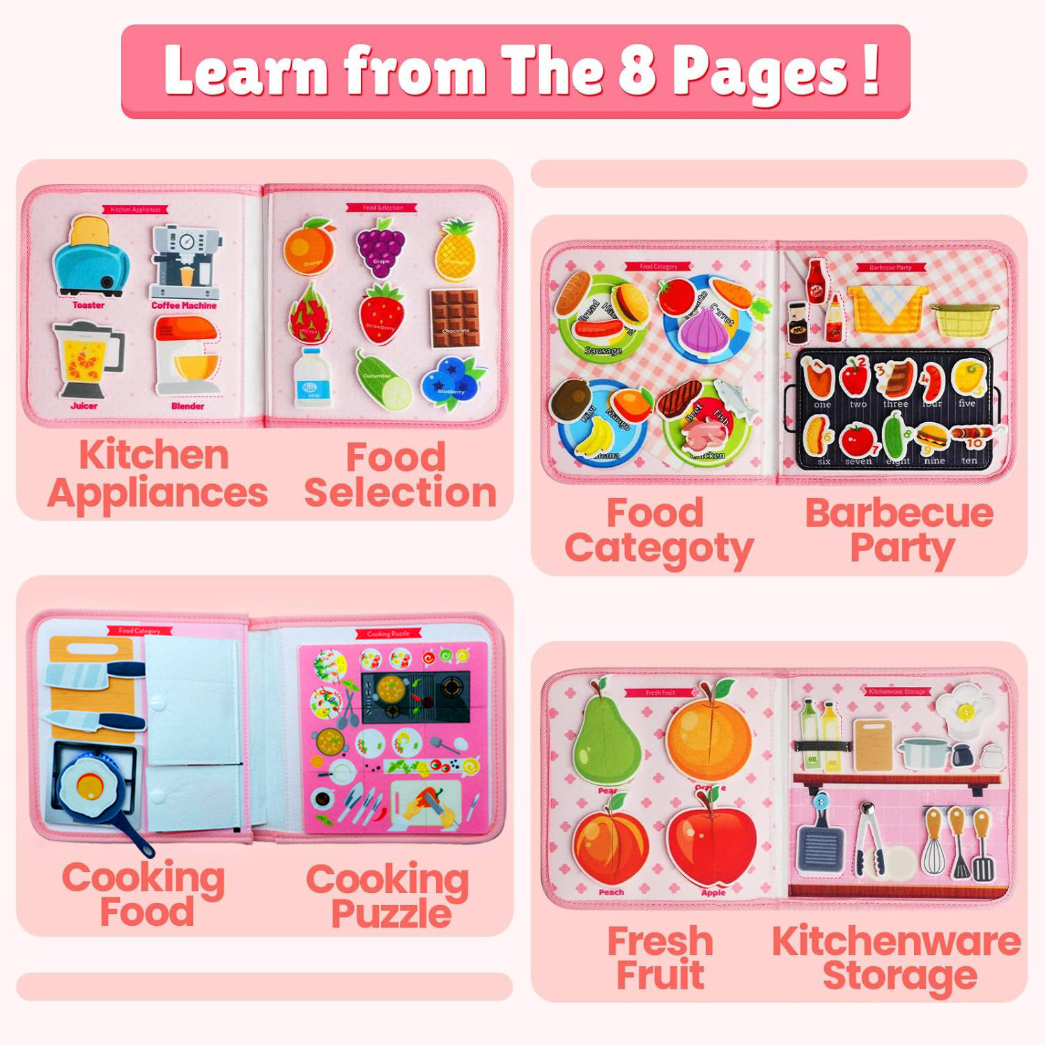 เด็กวัยหัดเดิน Busy Board Mont - Kids Education Book บทวิจารณ์และราคา