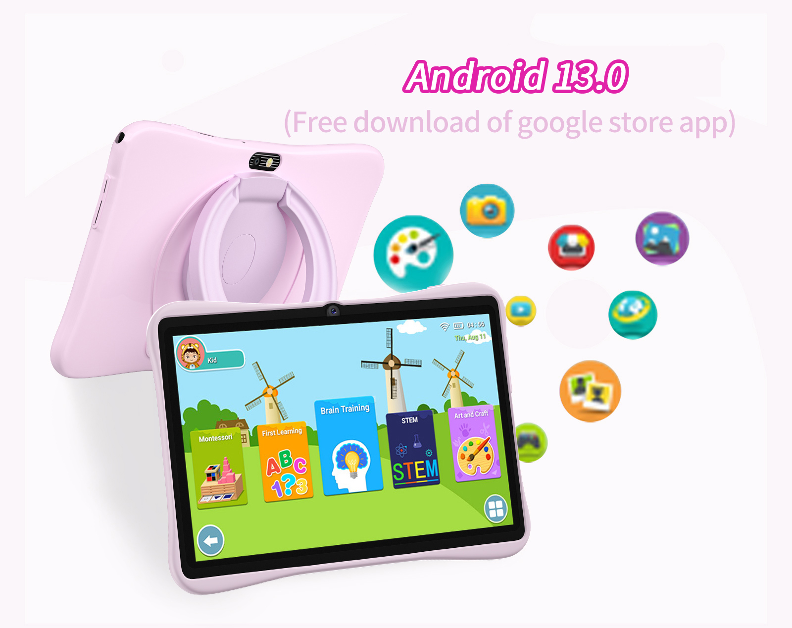 แท็บเล็ตเด็ก 7 นิ้ว 4GB+64GB,  - Kids Education System บทวิจารณ์และราคา