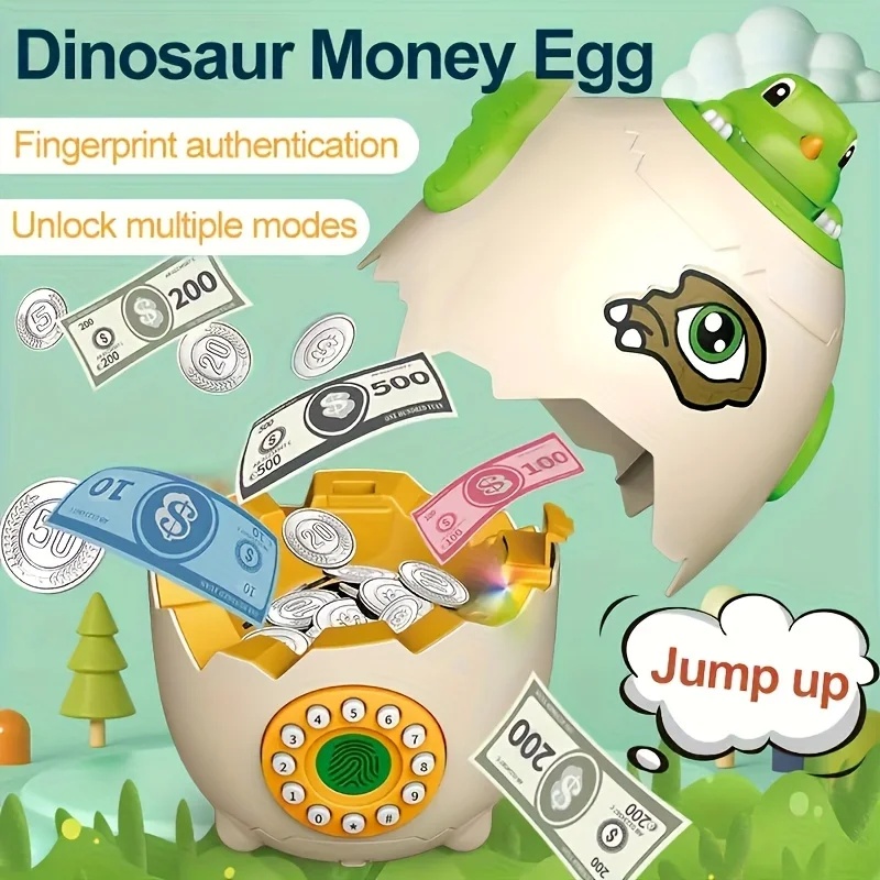 กระปุกออมสินรูปไข่ไดโนเสาร์พร้ - Kids Education Savings บทวิจารณ์และราคา