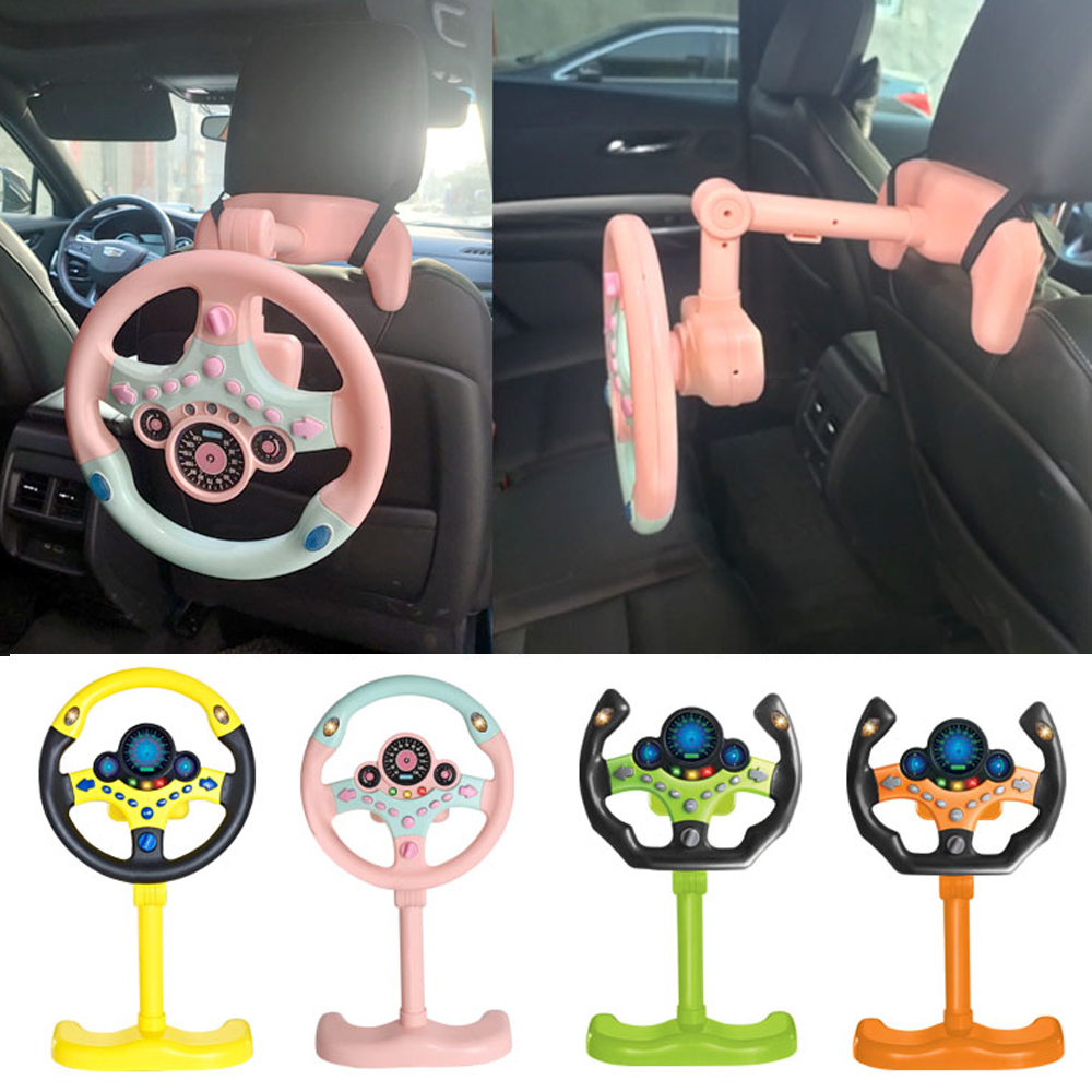 จําลองไฟฟ้าพวงมาลัยของเล่นแสงแ - Kids Education Phone บทวิจารณ์และราคา