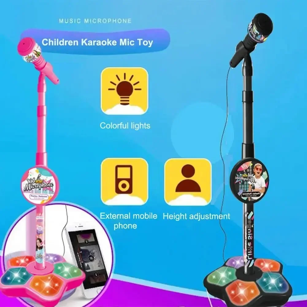เด็กไมโครโฟนพร้อมขาตั้งเพลงคาร - Kids Education Phone บทวิจารณ์และราคา