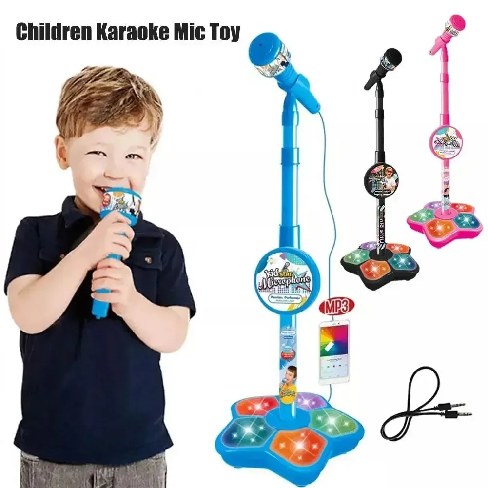 เด็กไมโครโฟนพร้อมขาตั้งเพลงคาร - Kids Education Phone บทวิจารณ์และราคา