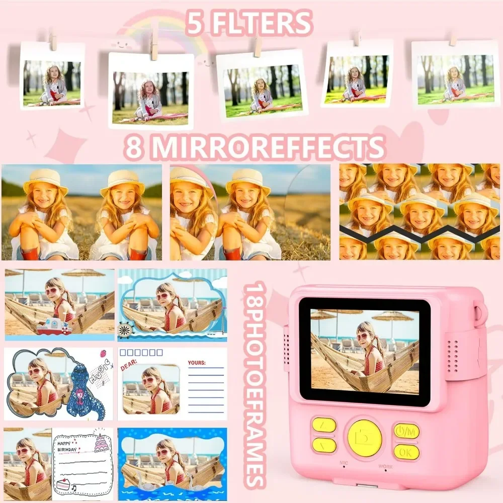 กล้องพิมพ์ทันทีสําหรับเด็ก กล้ - Kids Education News บทวิจารณ์และราคา