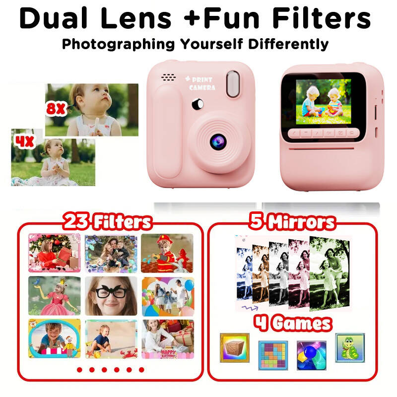 เด็กการพิมพ์สีทันทีกล้อง 1080P - Kids Educational Songs บทวิจารณ์และราคา