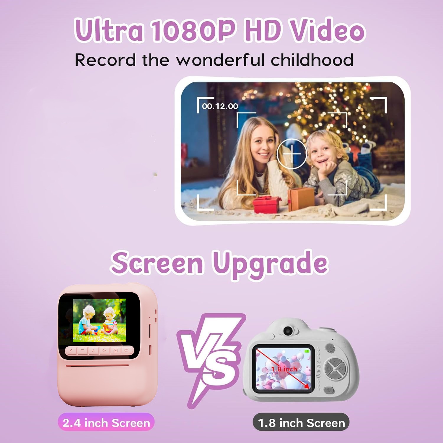 เด็กการพิมพ์สีทันทีกล้อง 1080P - Kids Educational Songs บทวิจารณ์และราคา
