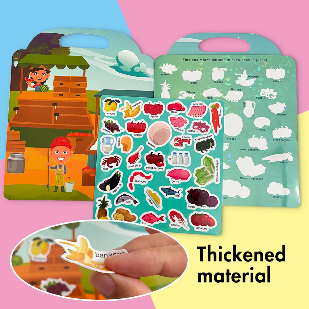 สติกเกอร์เยลลี่ธีมตลาดเกษตรกร  - Kids Education News บทวิจารณ์และราคา