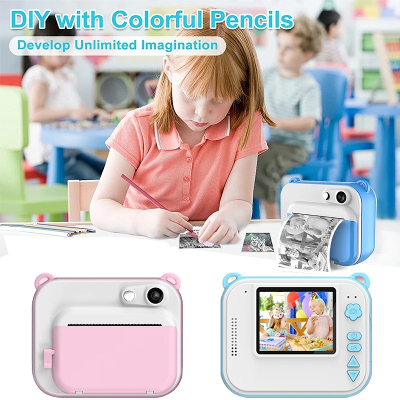 กล้องเด็กพร้อมพิมพ์ กล้องพิมพ์ - Kids Education News บทวิจารณ์และราคา